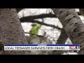 Local teenager survives fiery crash in Asheboro area