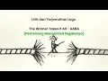 Download Lagu The Winner Takes It All - ABBA [Lirik dan Terjemahan]