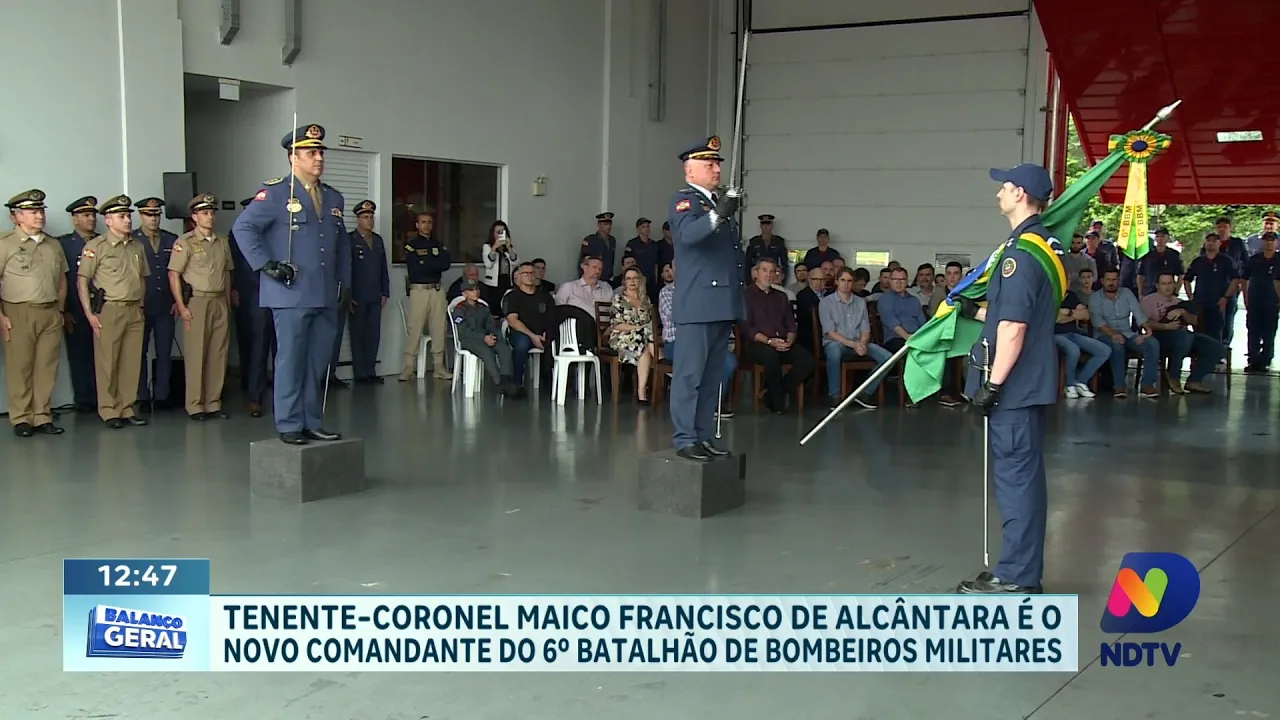 Troca de Comando: Conheça o Novo Comandante do 6º Batalhão de Bombeiros Militares de Chapecó