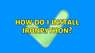 Ubuntu How do I install IronPython