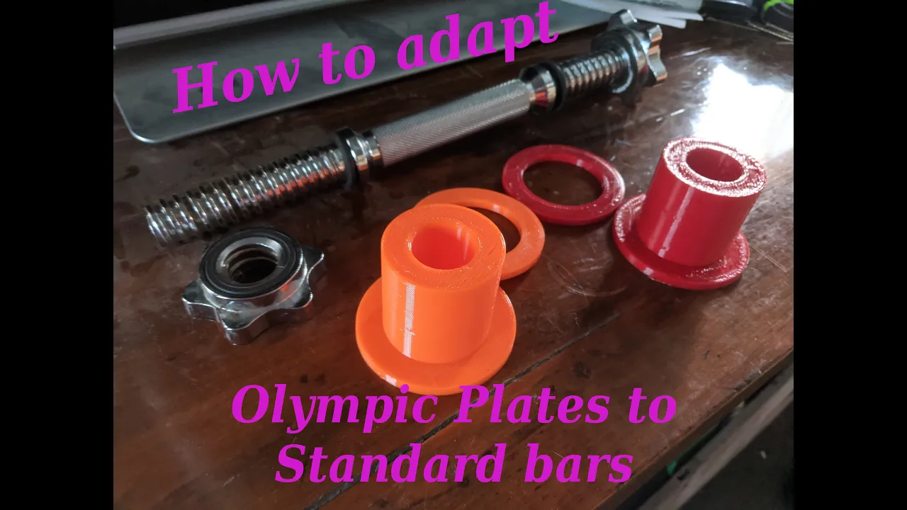 Standard to Olympic Adapter sleeves for Dumbbells and barbells homegym