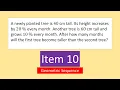 Geometric Sequence Item 10