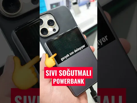 Sıvı soğutmalı hızlı powerbank çıkmış! #ifaberlin #shortvideo