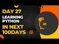 Day 27 of my 100 days of python challenge