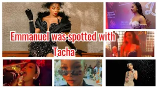 emmanuel spotted with tacha at liquorose party emmanuel came for liquorose party but hid himself