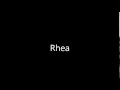 How to Pronounce Rhea