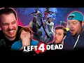 Lagu Left 4 Dead 1 \u0026 2 Trailers and Intros Group Reaction