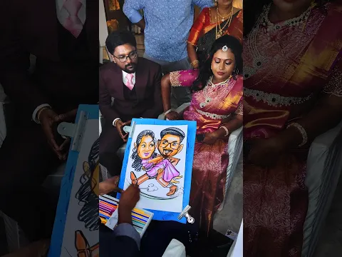 Live Caricature Event |Artist surendar|Book Your Events now #shorts#velvom#liveevents