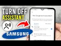 How To Turn Off Voice Assistant On Samsung Phone - Full Guide