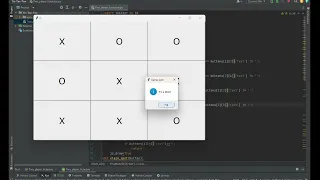 2 player Tic-Tac-Toe using python and tkinter