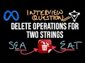 Delete Operations For Two Strings - LeetCode 583
