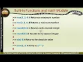 CH3 Mathematical Functions Strings and Objects