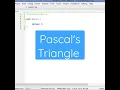 Pascal s Triangle Pattern in C