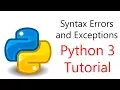 Python Programming - Errors and Exceptions