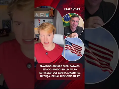 Flávio Bolsonaro FUGIU para os Estados Unidos em um avião particular que saiu da Argentina