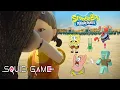Spongebob plays Squid Games - Red Light, Green Light and Glass Bridge 오징어 게임  (Squidward Wins?)