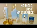 No Mold Just Masterpiece - Stunning DIY Candle Making
