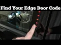 2015 - 2022 Ford Edge Door Code