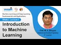 Lec 1 Introduction to Machine Learning