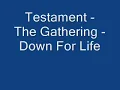 Testament - The Gathering - Down For Life