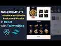 Complete Modern Responsive Restaurant Website Using Reactjs Tailwindcss Step-By-Step Tutorial