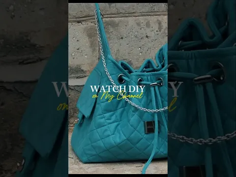 she did it better than Chanel brand and that's why #sewing #diybag #bagpattern