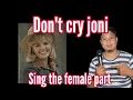Download Lagu Don't Cry, Joni - Conway Twitty \u0026 Joni lee (Male Part Only)