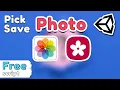 How I Pick Save Photo in Camera Roll Android Unity Visual Scripting Tutorial