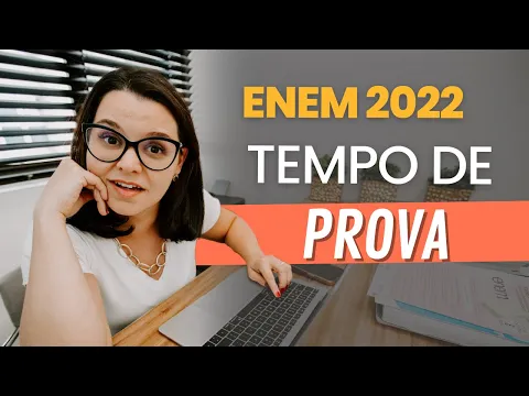 Vídeo do meu canal: como melhorar o tempo de prova no ENEM