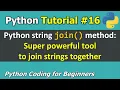 Tutorial Best ways to concatenate and join strings together - Python Programming for Beginners