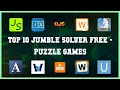 Top 10 Jumble Solver Free Android Games