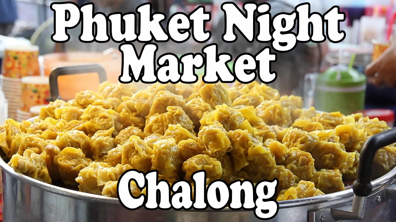 Chalong Night Market. Thai Street Food & Shopping at Chalong Tuesday Night Market in Chalong Phuket