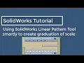 Linear Pattern Tool SolidWorks