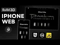 Build a 3D iPhone Portfolio Website Fully Responsive Using HTML CSS JavaScript