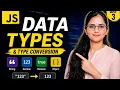 JavaScript Data Types Type Conversion Explained JS Tutorial Day 3 Zero to Hero 2026