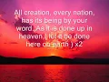 hallowed be your name...worship video