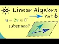 Linear Algebra 6 Linear Subspaces