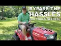 How to Bypass Safety Switches on the Troy-Bilt Pony 42 Riding Lawn Mower