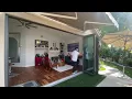 5 panels Bi fold door