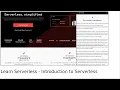 Learn Serverless - Introduction to Serverless