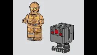LEGO Instructions | Star Wars | 912310 | C-3PO & Gonk Droid | Magazine Gift