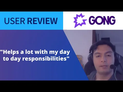 Thumbnail for Gong Review: Reviewing Calls Allows Reps To Learn & Develop From Sales Interactions