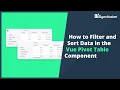 How to Filter and Sort Data in the Vue Pivot Table Component