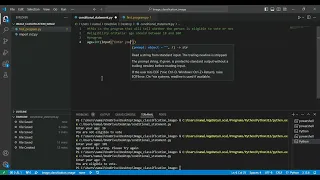 Python program to check the whether the person is eligible for vote or not if and else conditions