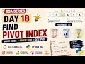 DSA Day 18 Find Pivot Index Brute Force Prefix Sum O 1 Space LeetCode 724 Python DSA