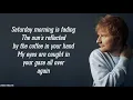 Download Lagu Ed Sheeran - Afterglow (Lyrics)