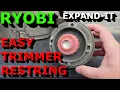 How to Restring the Ryobi Expand-It Trimmer Easy Trimmer Restring