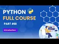 Python Full Course Bangla Tutorial for beginners Outline 10 Projects