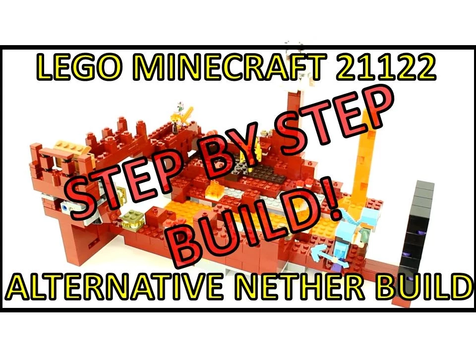 LEGO Minecraft The Nether Fortress reviewed! set 21122. 