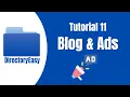 DirectoryEasy Tutorial 11 Blog Ads Configuration